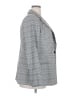 Lane Bryant Checkered-gingham Gray Blazer Size 18 - photo 4