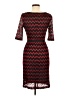 Connected Apparel Chevron-herringbone Red Cocktail Dress Size 6 - photo 2