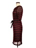 Connected Apparel Chevron-herringbone Red Cocktail Dress Size 6 - photo 5