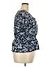 Coco & Shay 100% Polyester Blue Short Sleeve Blouse Size 2X - photo 4