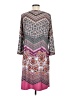 Sunny Leigh Print Pink Gray Casual Dress Size M - photo 2