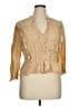Zara Tan 3/4 Sleeve Blouse Size XL - photo 1