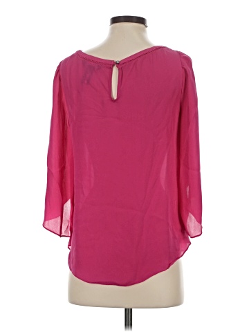 White House Black Market 3/4 Sleeve Silk Top (view 2)