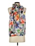 Lily Rain 100% Polyester Orange Sleeveless Blouse Size S - photo 2