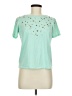 Assorted Brands Stars Teal Short Sleeve Top Size M - photo 1
