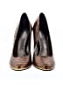 Gianni Bini Animal Print Brown Gold Heels Size 9 - photo 2