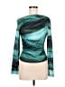 Shein Teal Long Sleeve Top Size 6 - photo 1