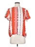 Unbranded Orange Short Sleeve Blouse Size S - photo 1
