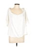 Alexis 100% Viscose Ivory 3/4 Sleeve Blouse Size L - photo 1