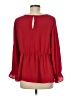 Torrid 100% Polyester Red Long Sleeve Blouse Size Med Plus (00) - photo 2