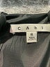 CAbi 100% Polyester Solid Black Cocktail Dress Size 6 - photo 7