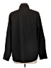 Unbranded 100% Polyester Solid Black Long Sleeve Blouse Size L - photo 2