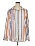 Unbranded Stripes Orange Long Sleeve Blouse Size XL - photo 1