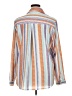 Unbranded Stripes Orange Long Sleeve Blouse Size XL - photo 2