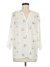 NYDJ 100% Polyester Ivory 3/4 Sleeve T-Shirt Size M - photo 1