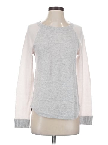 Aqua Cashmere Pullover Sweater (view 1)