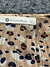 The Impeccable Pig 100% Polyester Animal Print Tan Cocktail Dress Size S - photo 7