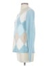 IZOD 100% Cotton Argyle Blue Pullover Sweater Size S - photo 5