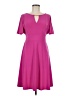 Beyond Solid Pink Cocktail Dress Size M - photo 1