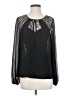 Leifsdottir Black Long Sleeve Blouse Size 4 - photo 1