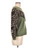 Bibi Animal Print Green Pullover Sweater Size M (estimated) - photo 4