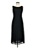 C.a.t.a.l.y.s.t. Solid Black Casual Dress Size 8 - photo 1