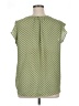 Maison d' Amelie 100% Polyester Green Short Sleeve Blouse Size XL - photo 2