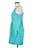 Madison Marcus 100% Silk Solid Teal Casual Dress Size S - photo 5