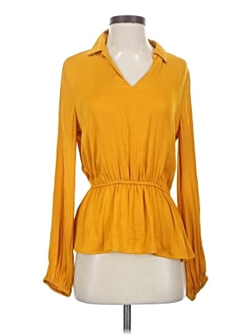 Calligraphie Long Sleeve Blouse (view 1)