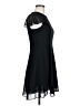 BCBGeneration 100% Polyester Solid Black Casual Dress Size 6 - photo 4