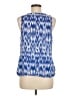Laundry by Shelli Segal 100% Polyester Blue Sleeveless Blouse Size M - photo 2