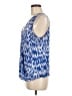Laundry by Shelli Segal 100% Polyester Blue Sleeveless Blouse Size M - photo 5