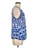 Laundry by Shelli Segal 100% Polyester Blue Sleeveless Blouse Size M - photo 4