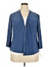 Alex Evenings 100% Polyester Blue Kimono Size 18 - photo 1