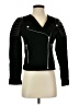 MNG 100% Leather Black Jacket Size XXS - photo 1