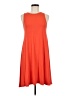 Unbranded Solid Orange Casual Dress Size M (estimated) - photo 1