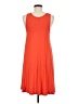 Unbranded Solid Orange Casual Dress Size M (estimated) - photo 2