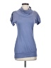 Calvin Klein Blue Short Sleeve Top Size S - photo 1