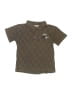 Knot So Bad 100% Cotton Argyle Brown Short Sleeve Polo Size 6 - photo 1