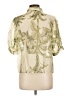 Bailey 44 Tropical Ivory Short Sleeve Blouse Size L - photo 2