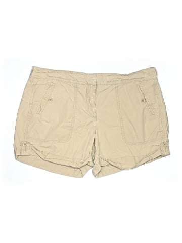 Ann Taylor LOFT Khaki Shorts (view 1)
