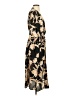 MAISON DU SOIR 100% Polyester Gold Black Kimono Size S - photo 4