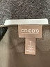 Chico's 100% Polyester Gray Sleeveless Blouse Size Med (1) - photo 7