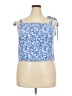 Old Navy Blue Sleeveless Blouse Size 2X - photo 1
