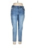 Democracy Solid Blue Jeans Size 14 - photo 1