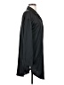 auden 100% Recycled Polyester Black 3/4 Sleeve Button-Down Shirt Size S - photo 4