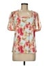 Willow Drive 100% Polyester Pink Short Sleeve T-Shirt Size M - photo 1