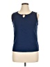Rafaella 100% Cotton Blue Sleeveless Top Size XL - photo 1