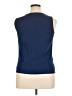 Rafaella 100% Cotton Blue Sleeveless Top Size XL - photo 2