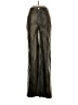 MNG 100% Viscose Metallic Gold Casual Pants Size 4 - photo 1